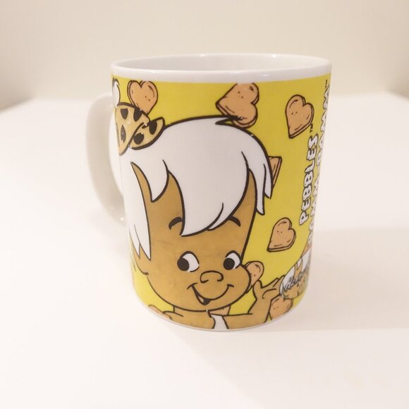 Vintage 1993 The Flinstones Pebbles Bamm-Bamm Mug Hanna-Barbera - Picture 3 of 7